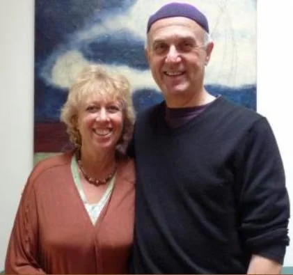 Lorne Mallin with his teacher Rabbi Shefa Gold in Oregon in May 2011